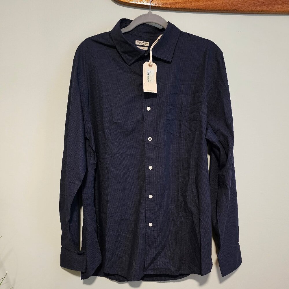 **NWT** Men's OOBE BRAND Excella Button Long Sleeve Shirt, Medium